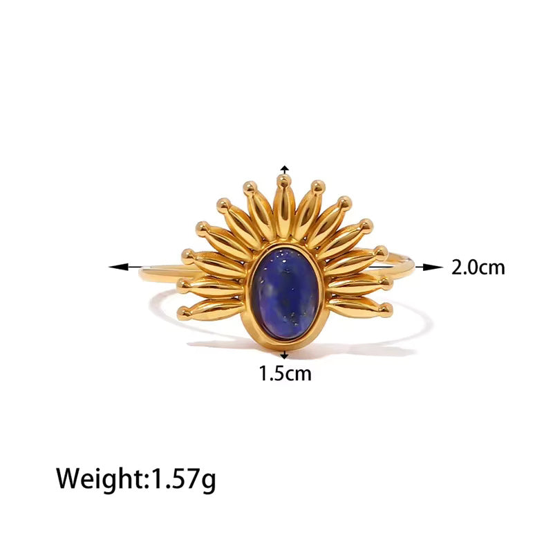 Gold Stone Ring