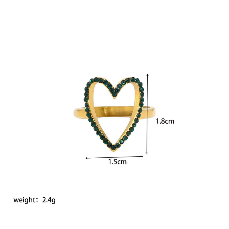 Gold Heart Ring