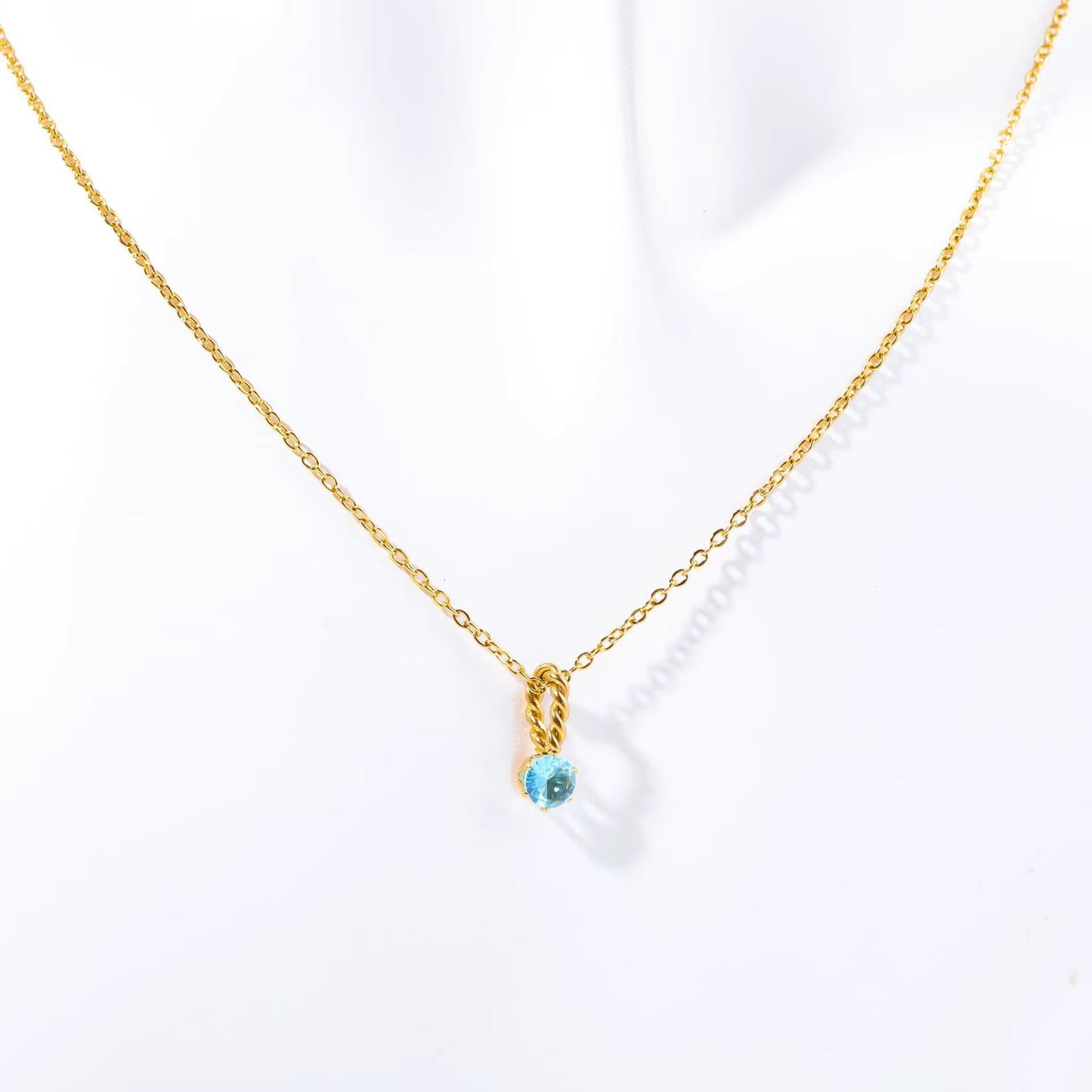 Zodiac Gemstone Necklace