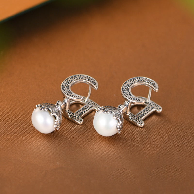 Silver Drop Earrings