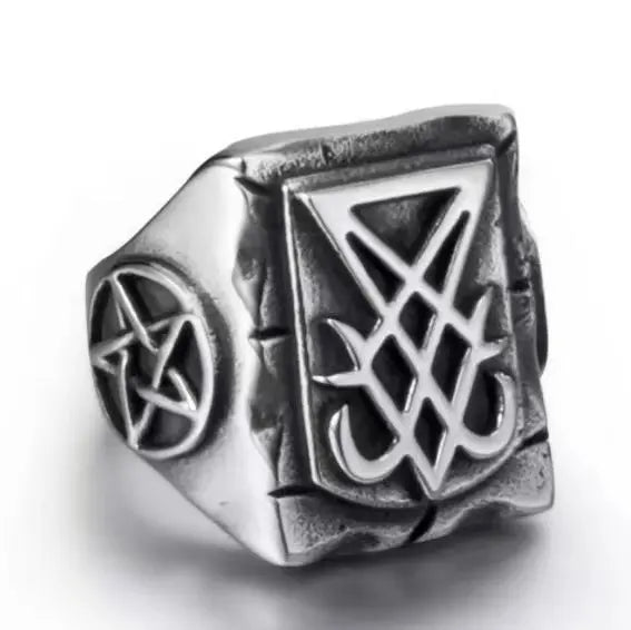 Lucifer Sigil Star Ring