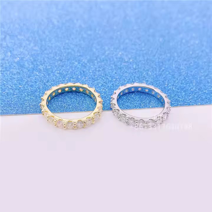 Moissanite Eternity Ring