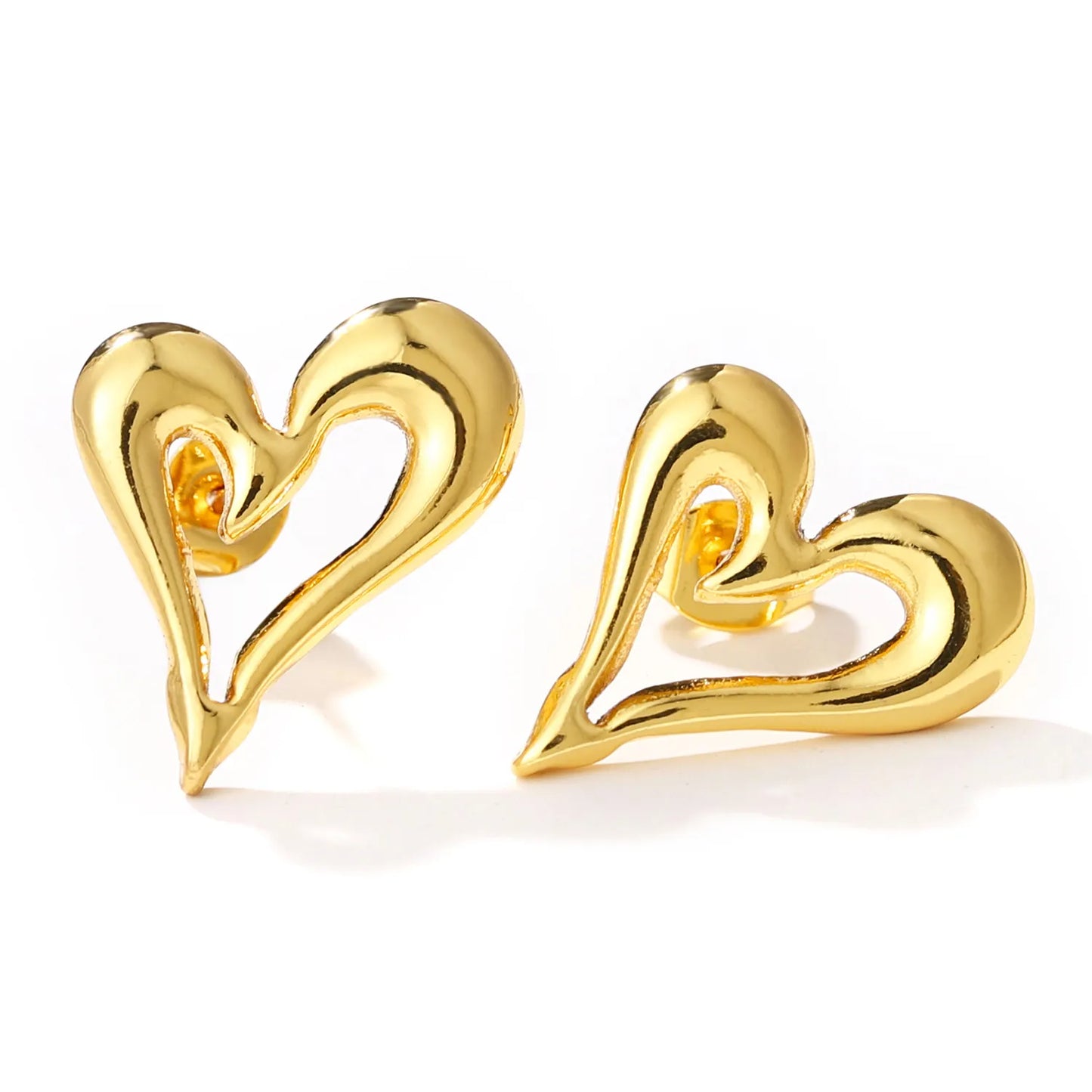 Irregular Heart Fashion Earrings