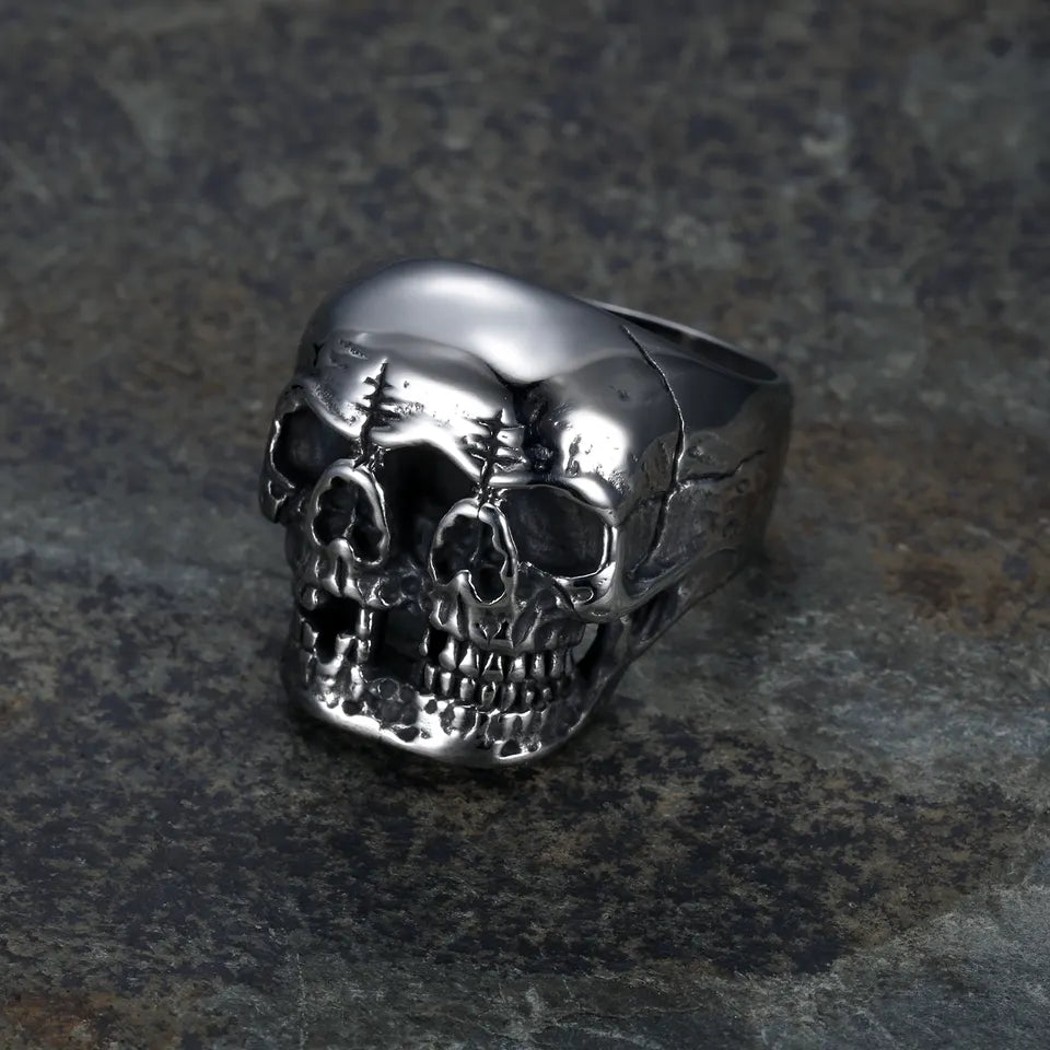 Silver Skull Ring