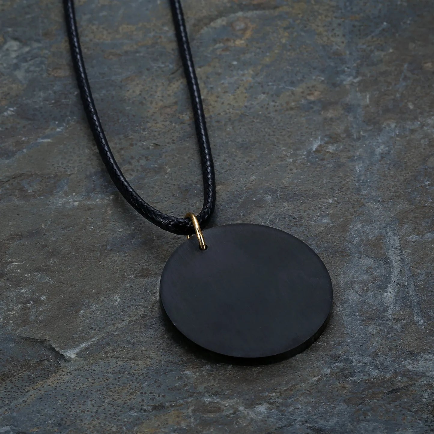 round disc odin symbol viking amulet Necklace