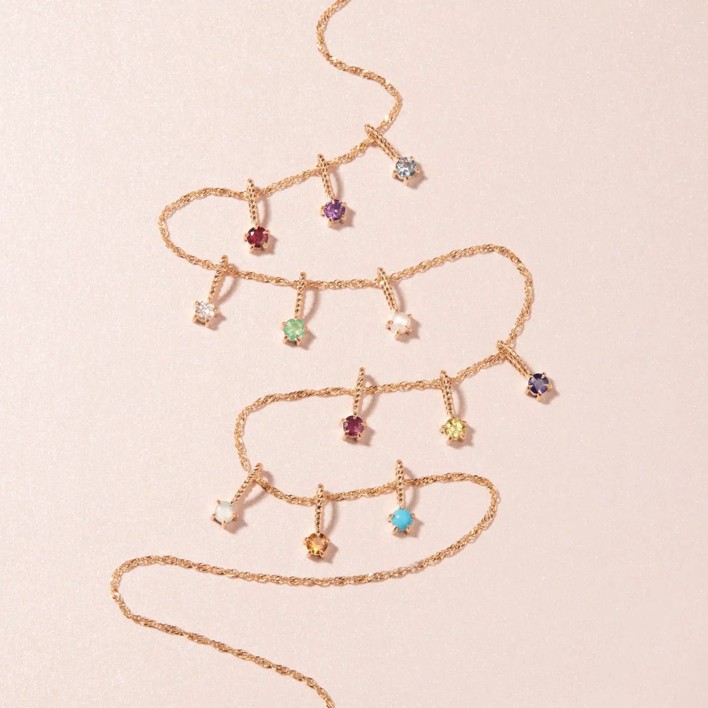 Zodiac Gemstone Necklace