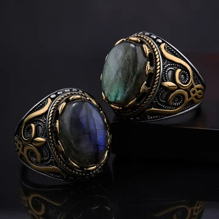 Moonstone Natural signet ring