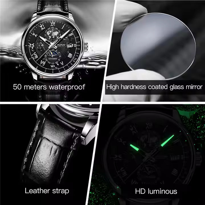 Globe Motif Watch