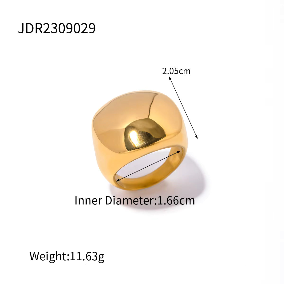 Gold Droplet Ring