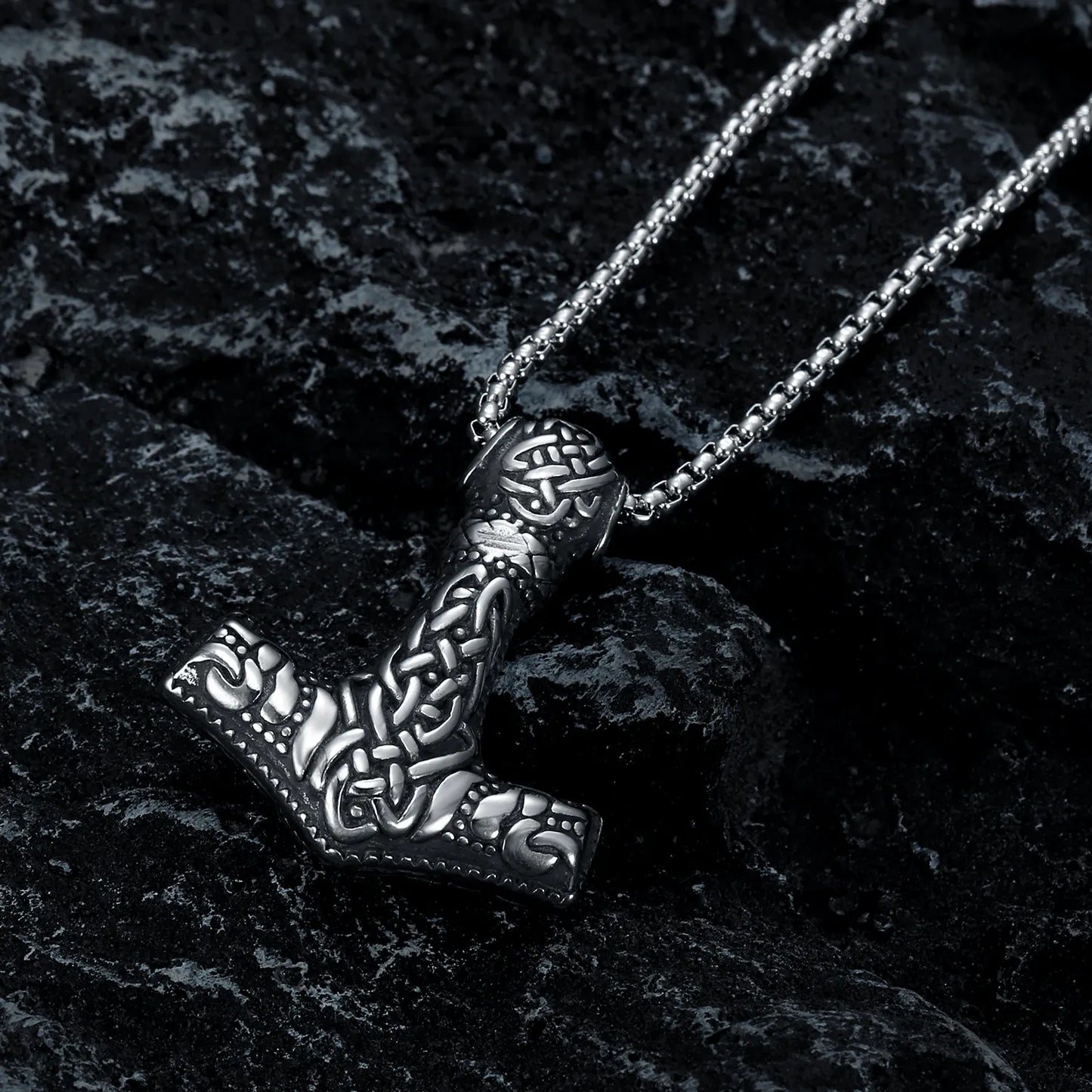 Runic Hammer Pendant