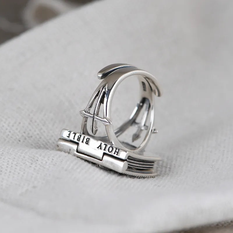 Silver Cross Ring