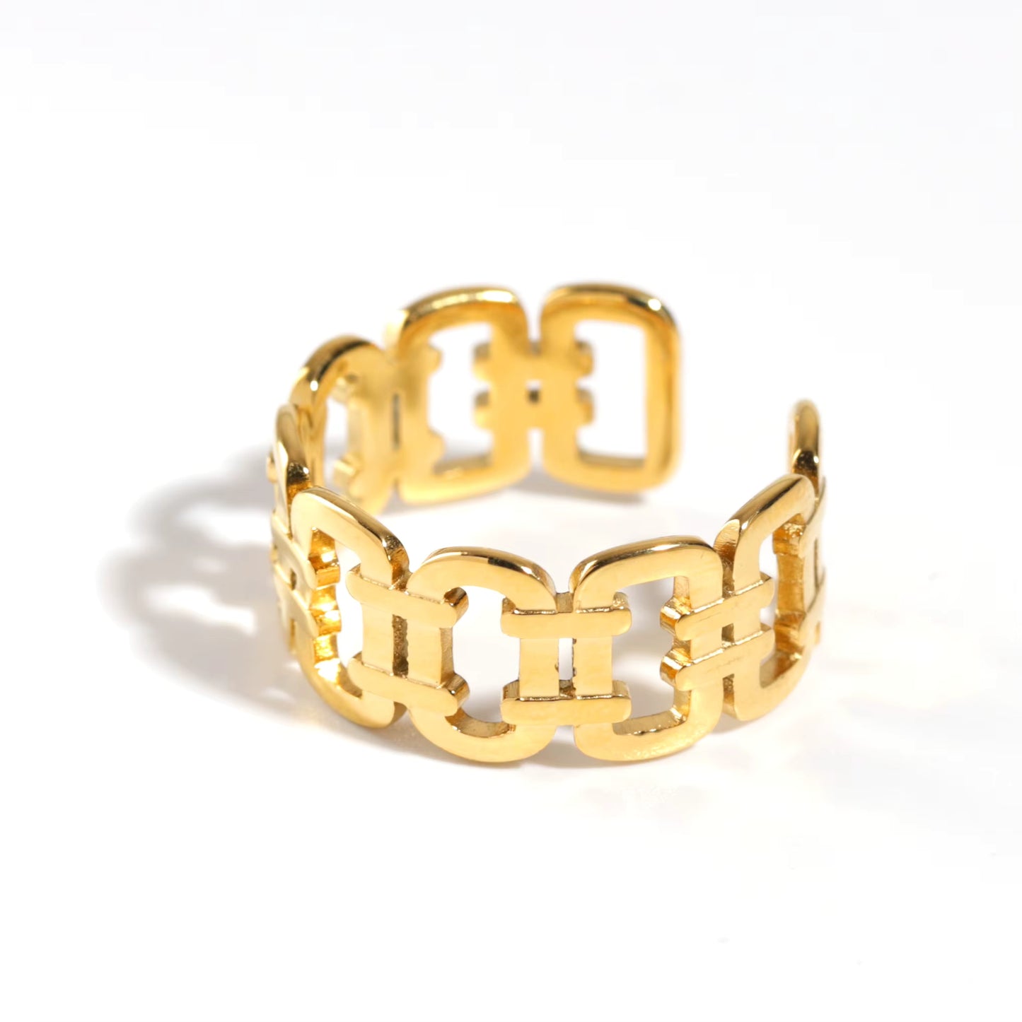 Open Gold Plated Ring