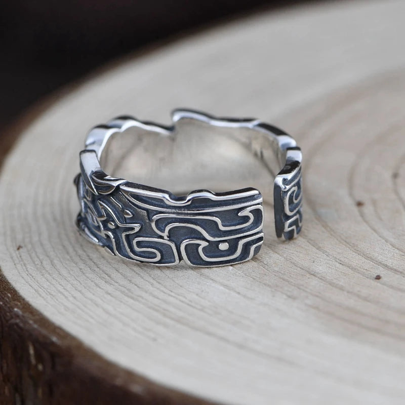 Silver Lion Ring