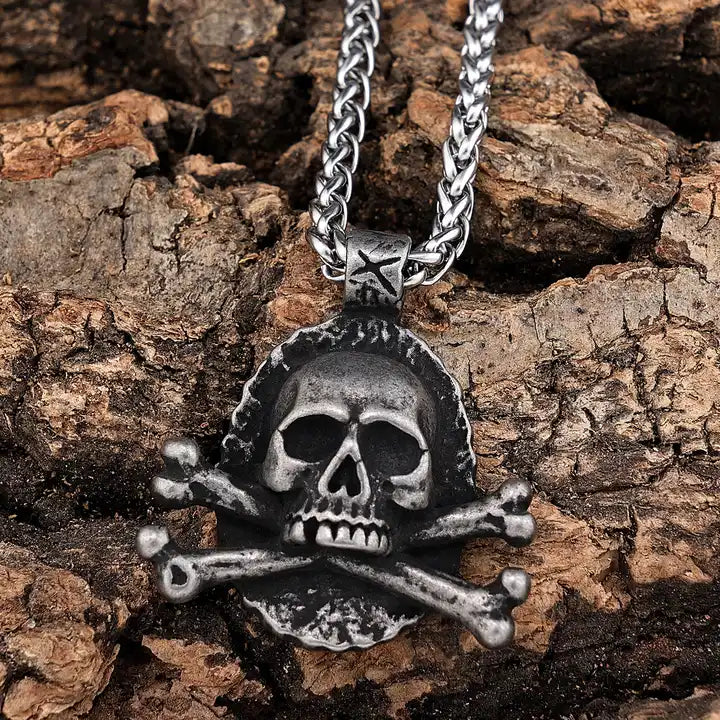 Skull Crossbones Pendant