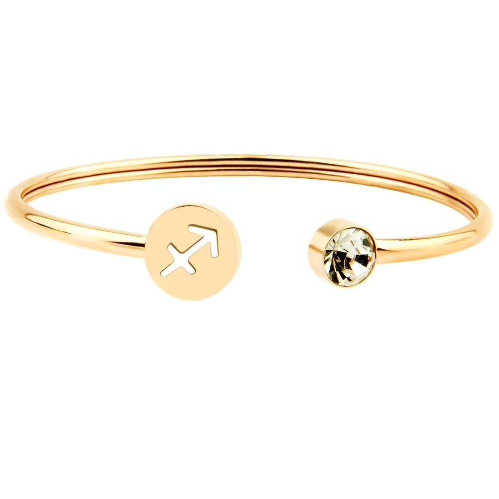 Crystal Zodiac Cuff