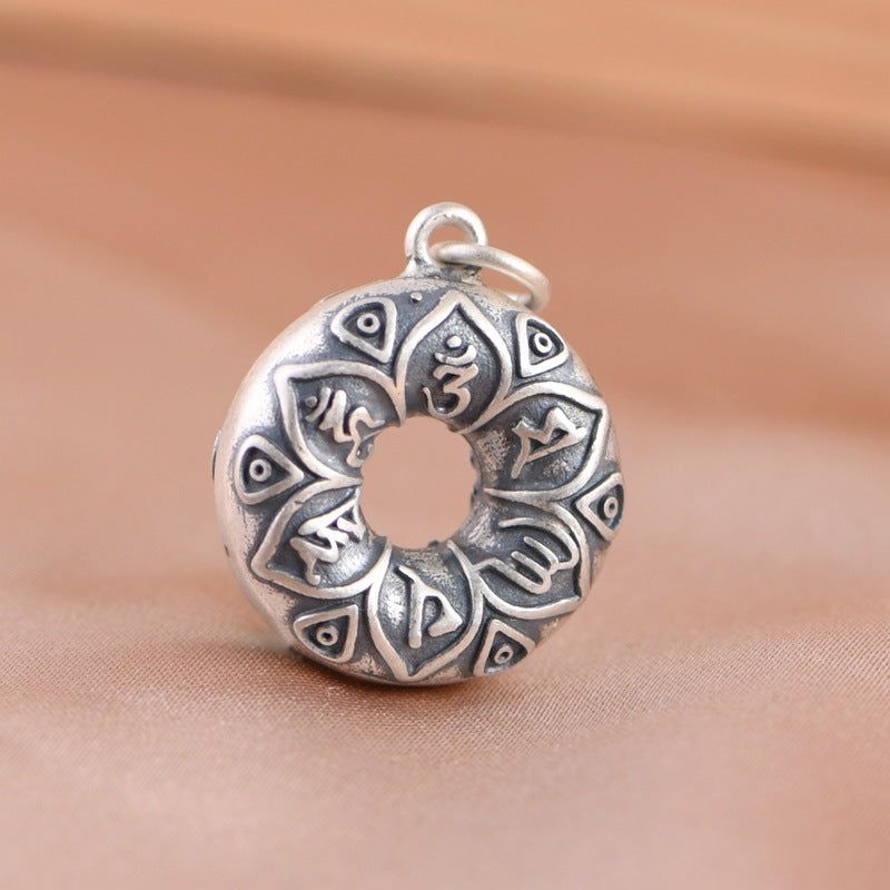 Six Words Peace Buckle Necklace