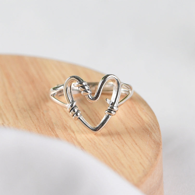Silver Heart Ring