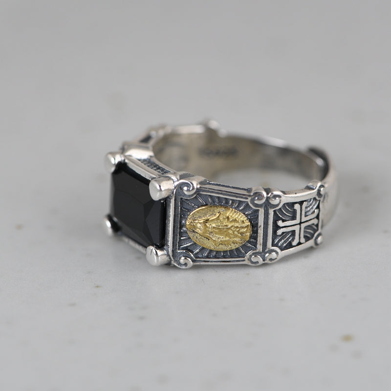Black Zircon Ring