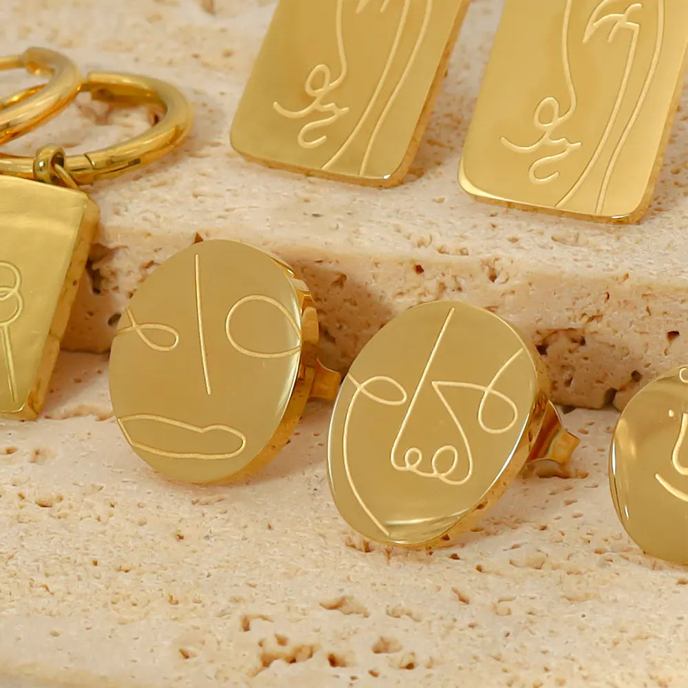 Chunky Hoop Earrings