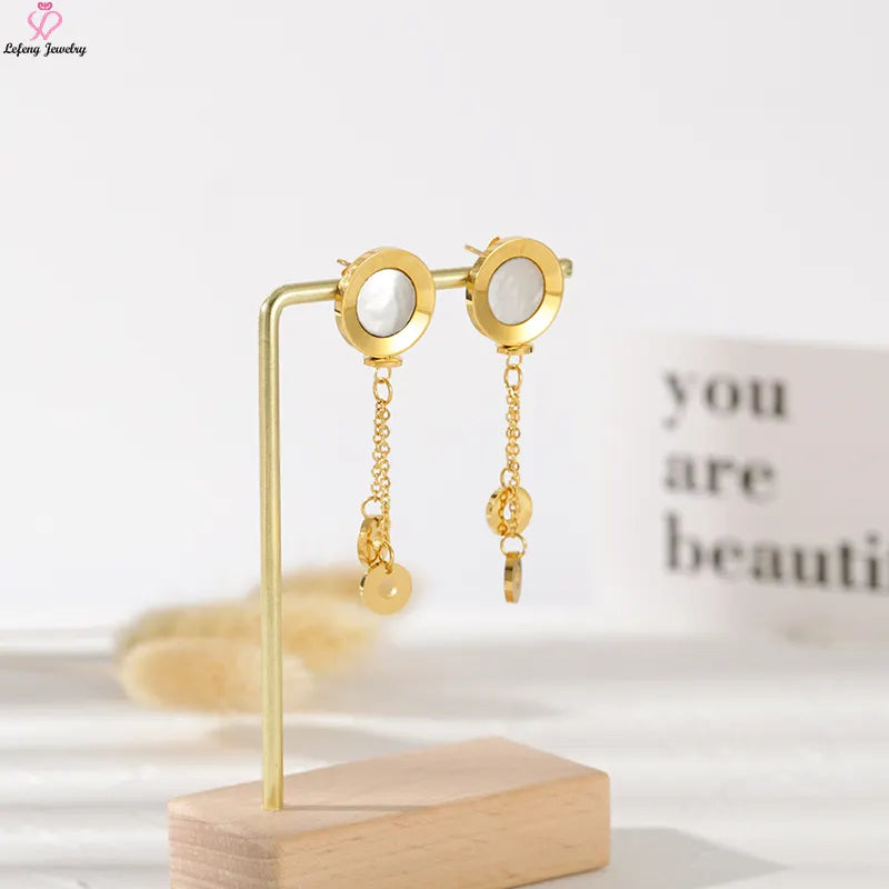 Zircon Charm Earrings