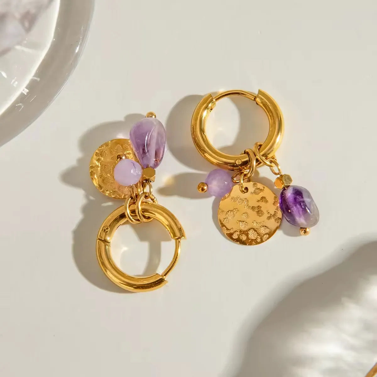 Stone Hammer Earrings