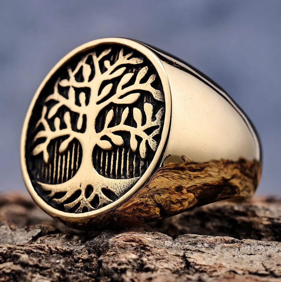 Tree Of Life Signet Ring