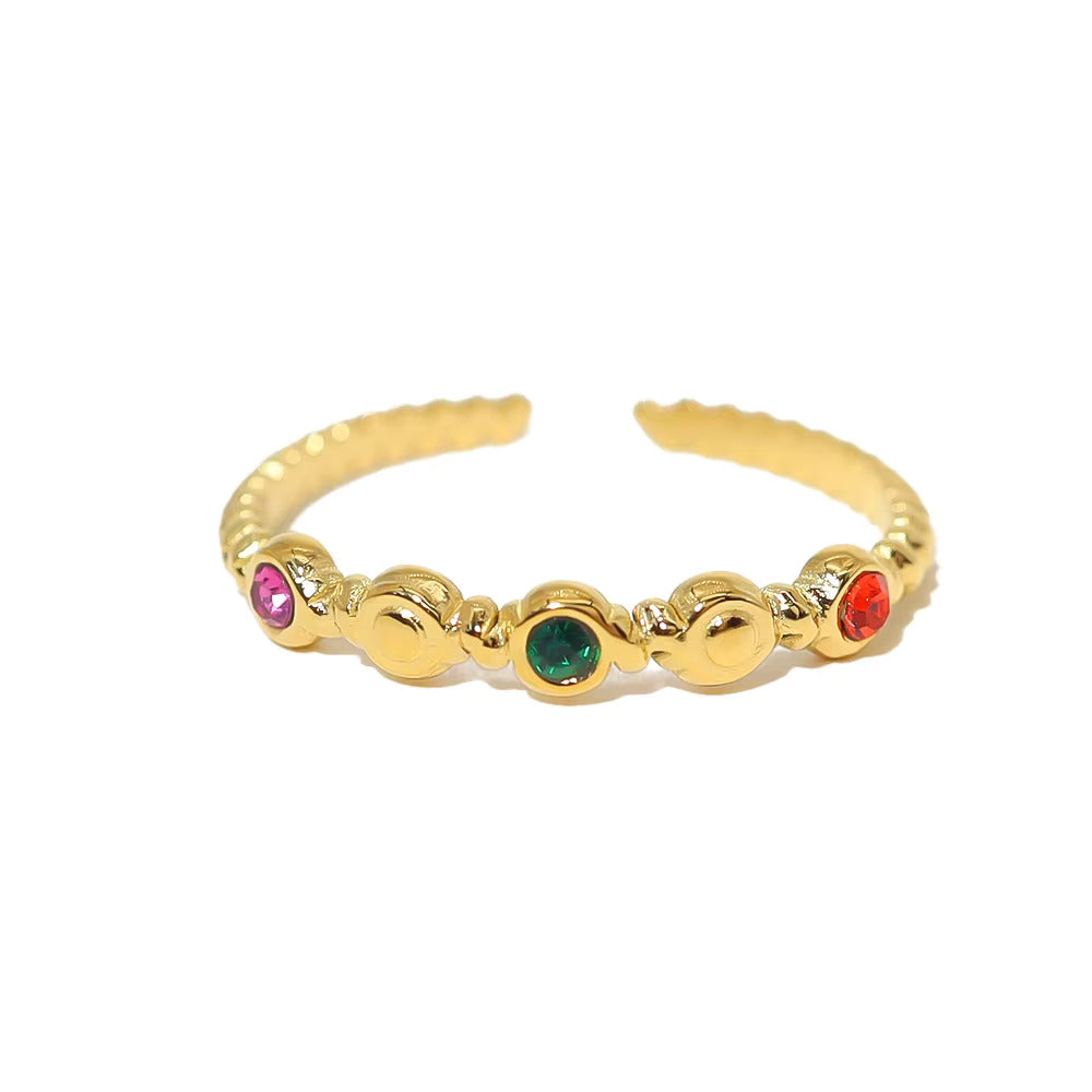 Colorful Heart Ring