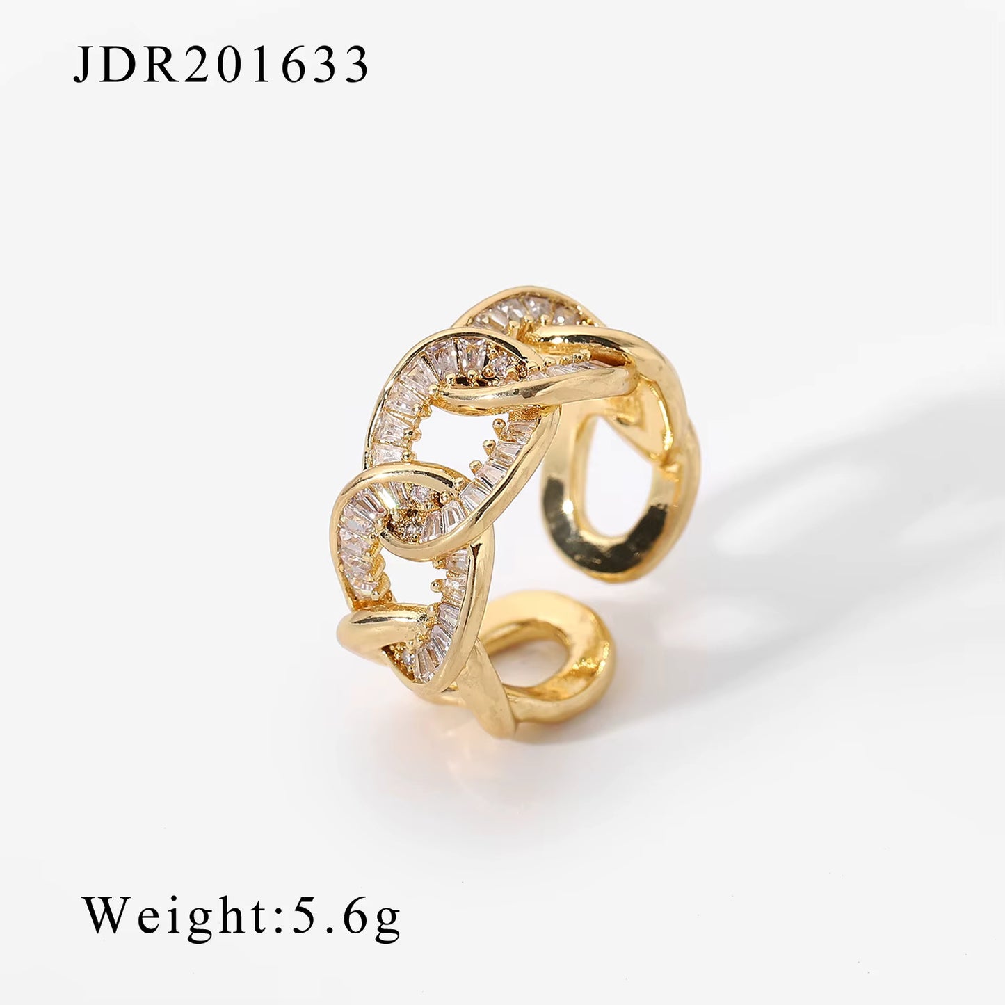 Gold Chain Ring