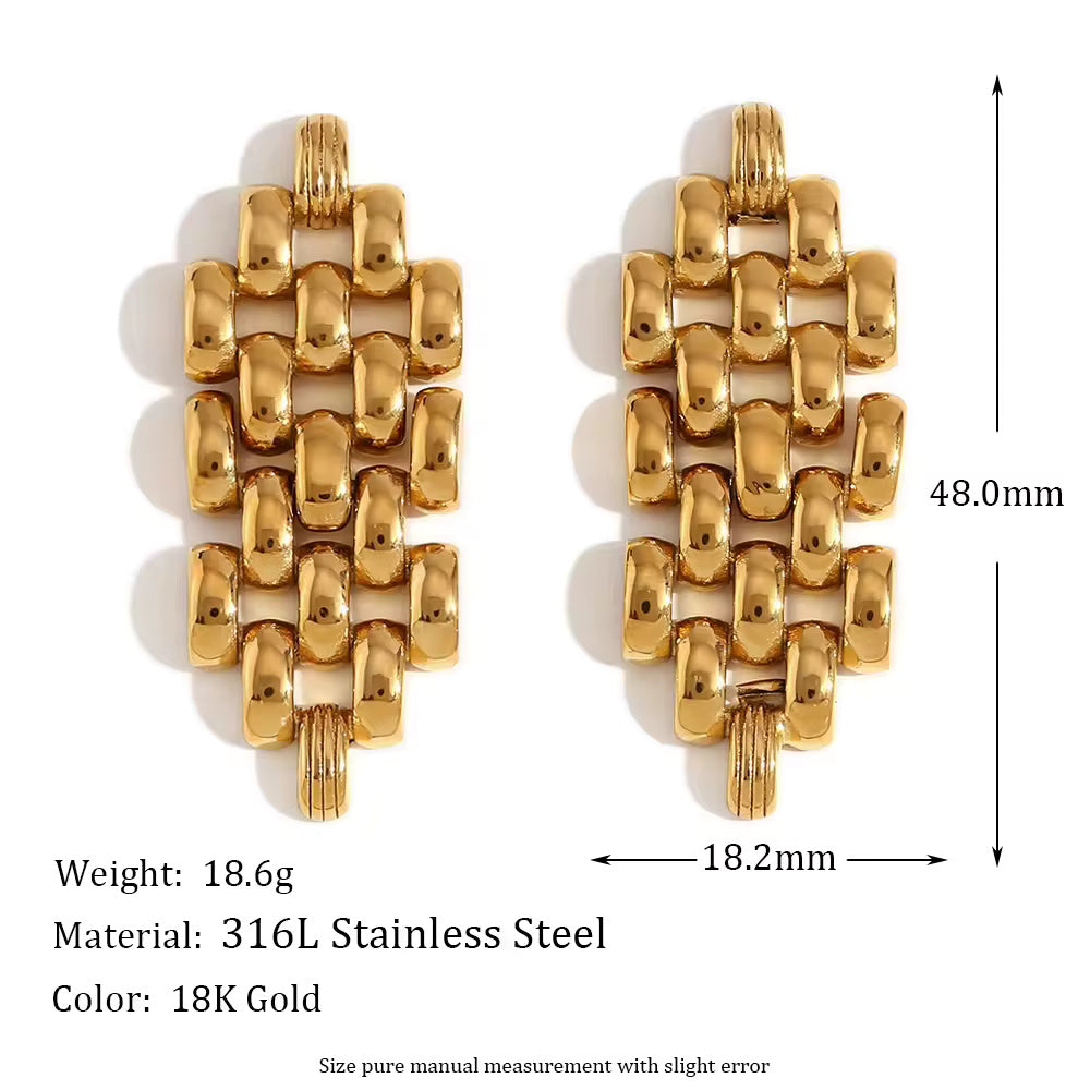 Stainless Geometric Studs