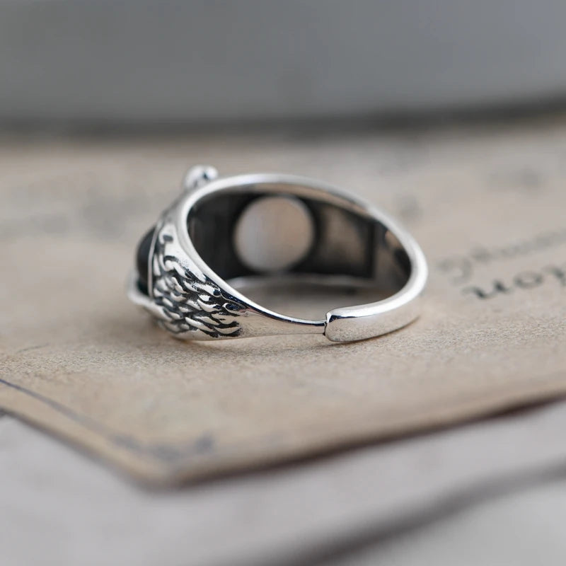 Silver Eagle Ring