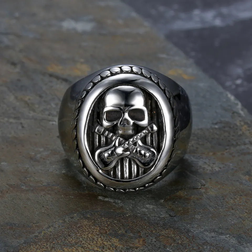 Skull Guitar Ring