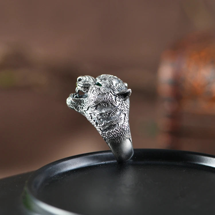 Thai Silver Tiger Ring