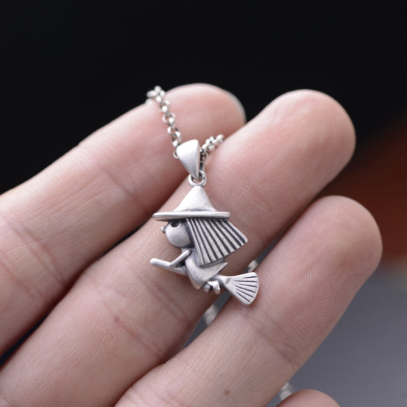 Broom Necklace
