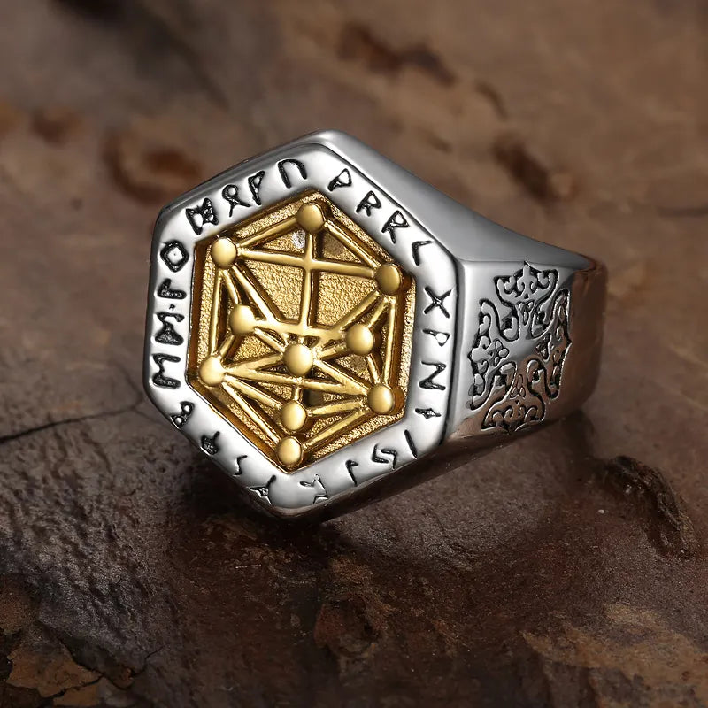 Nordic Runes Ring