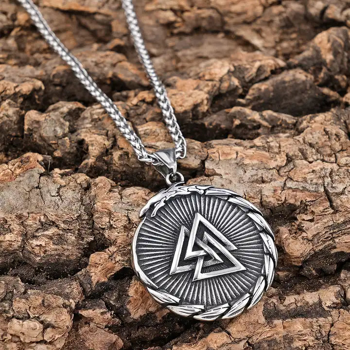 Valknut Ouroboros Pendant