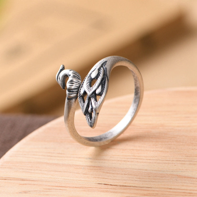 Peacock Adjustable ring