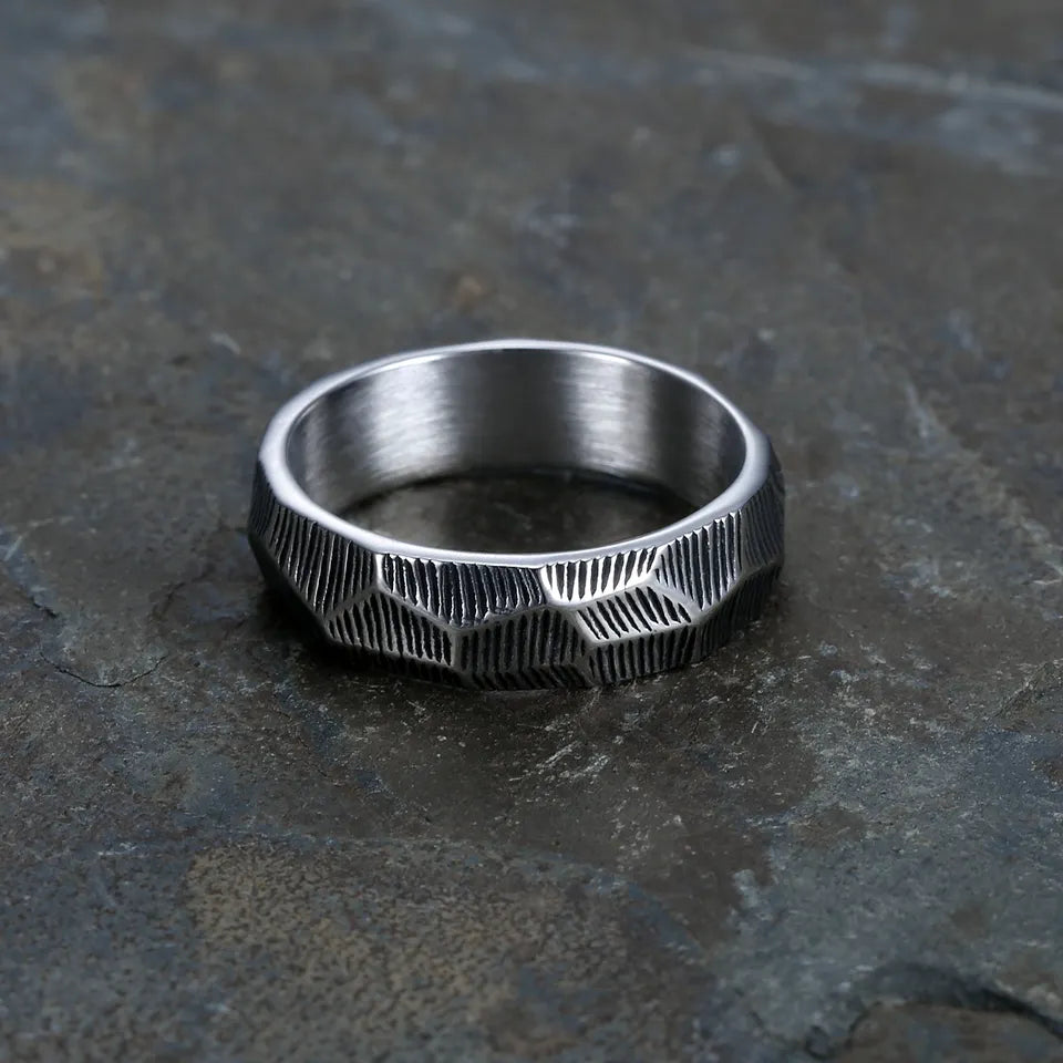 Hammer Stamp Ring