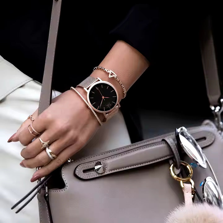 Stylish Rose Gold Watch
