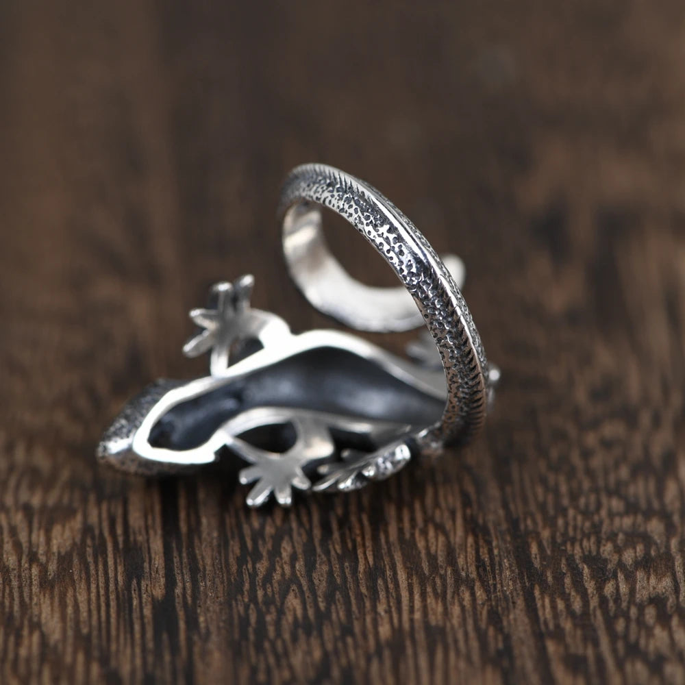 Punk Lizard Ring