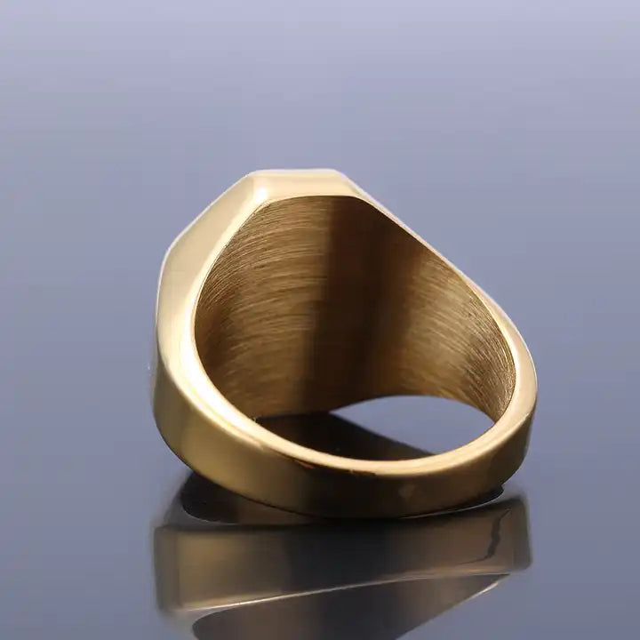Letter A Signet Ring