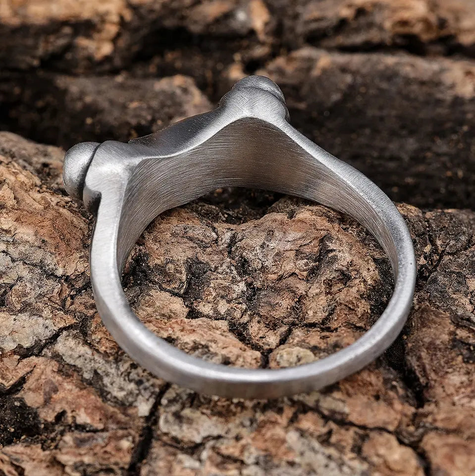 Silver Frog Ring