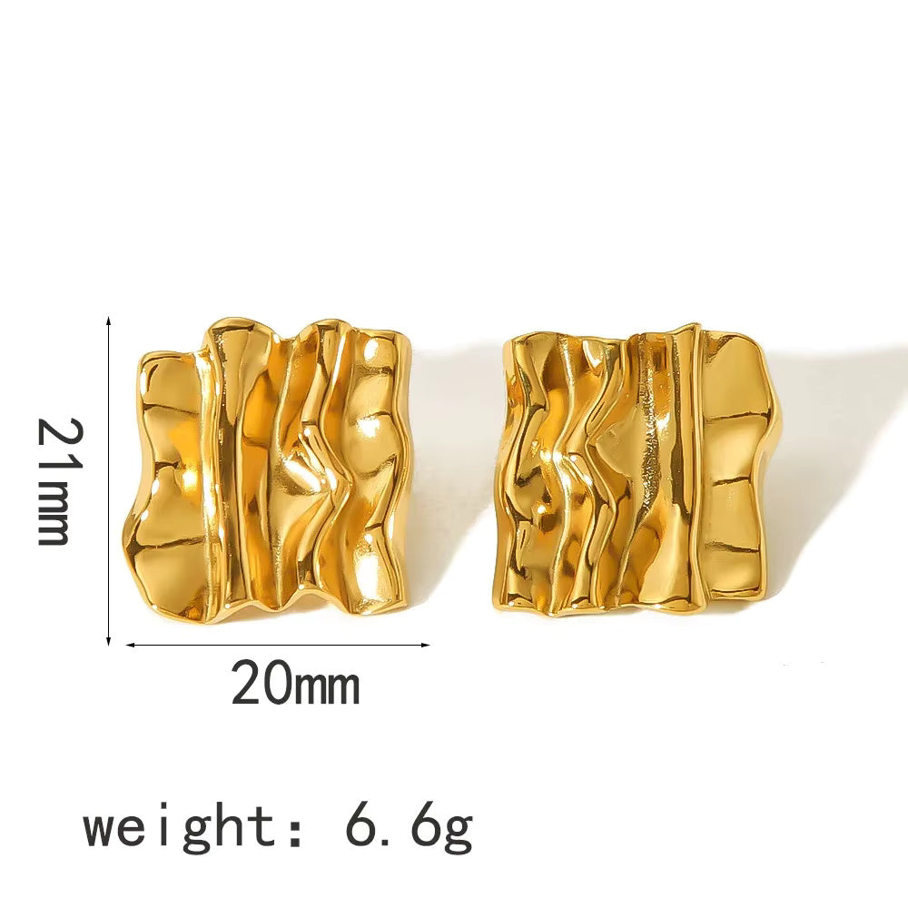 Geometric Stud Earrings