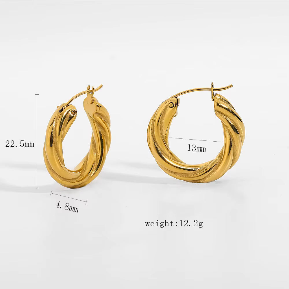 Gold Hoop Earrings