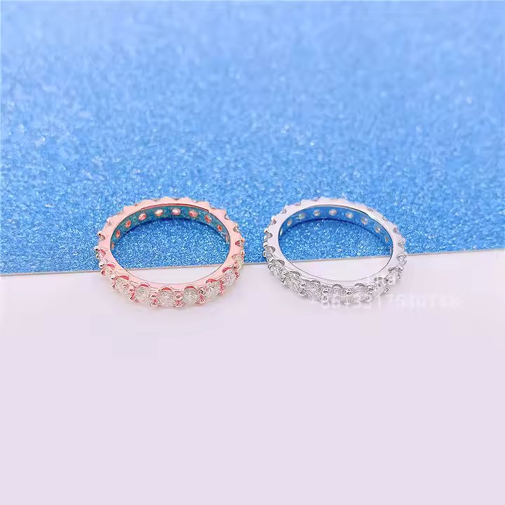 Moissanite Eternity Ring