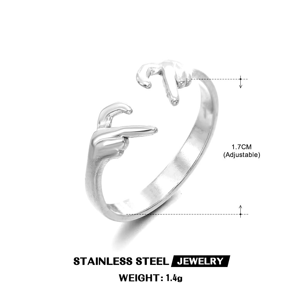 Gold Hollow Ring