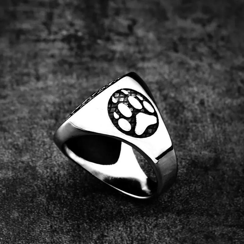 Rune Bear Claw Ring