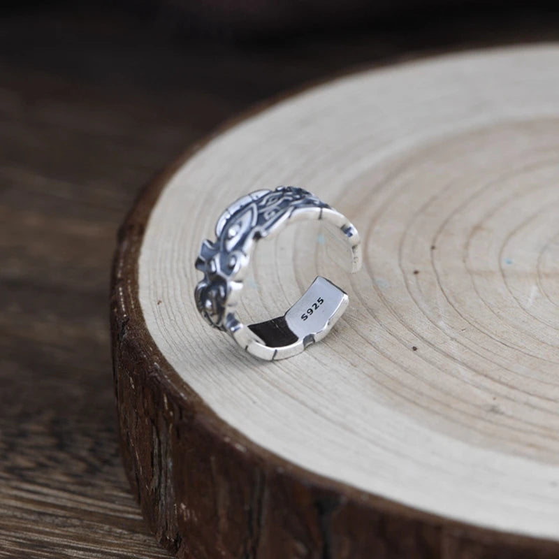 Silver Lion Ring
