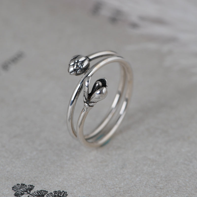 Flower Adjustable Ring