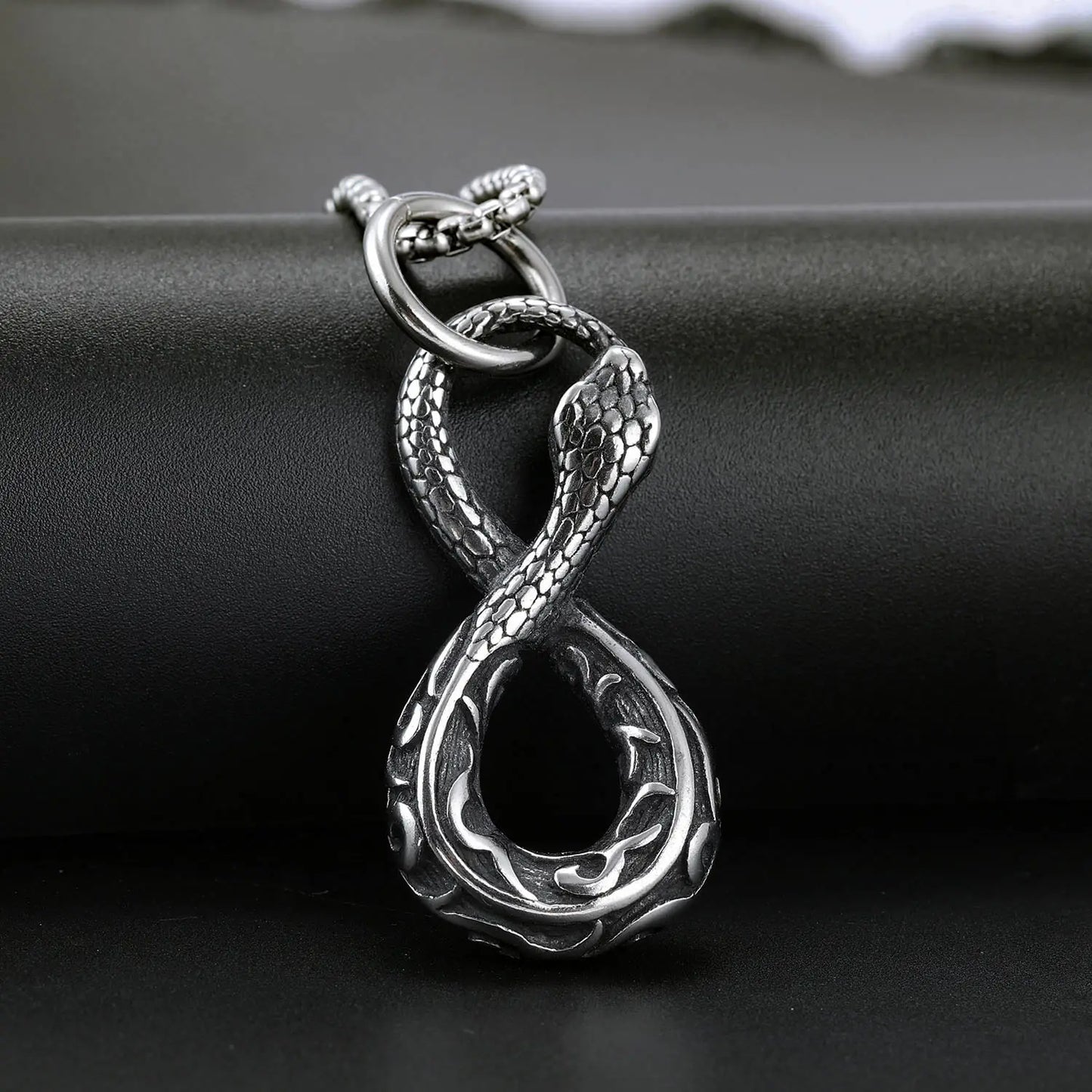 Infinity Snake Pendant