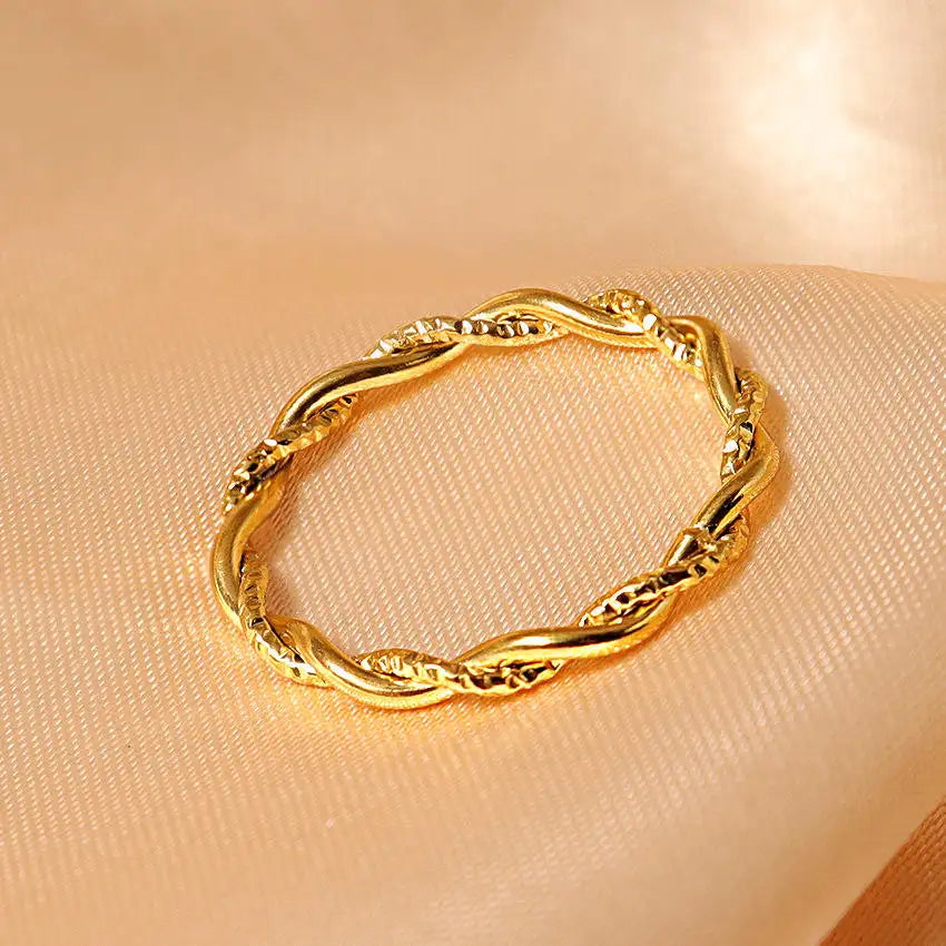 Gold Bow Ring